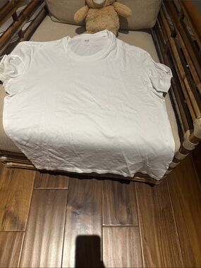 Uniqlo White Supima Cotton T-Shirt